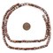 Java Gooseberry Beads - Full Strand of Striped Glass Beads - The Bead Chest (Rainbow Stripe, 4mm)
